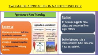 TWO MAJOR APPROACHES IN NANOTECHNOLOGY
5
 