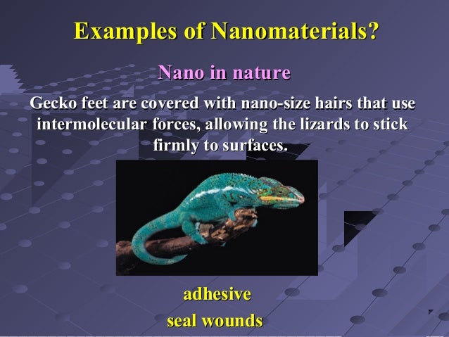 examples of nanotechnology