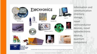 Nanotechnology and its impact on modern computer | PPTX