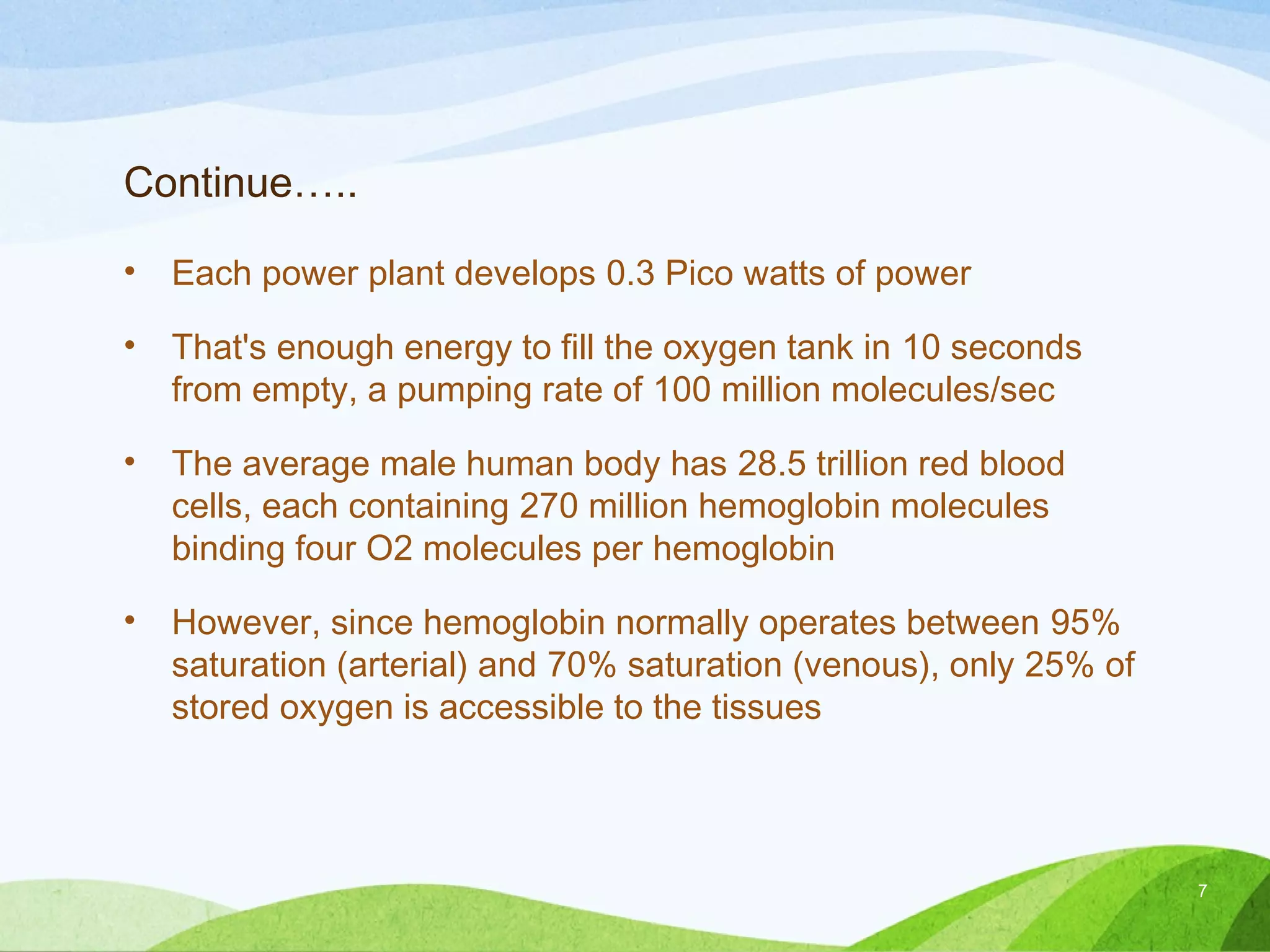 Nanotechnology in artificial RBC | PPT