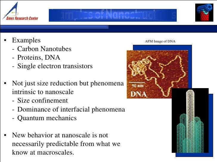 examples of nanotechnology