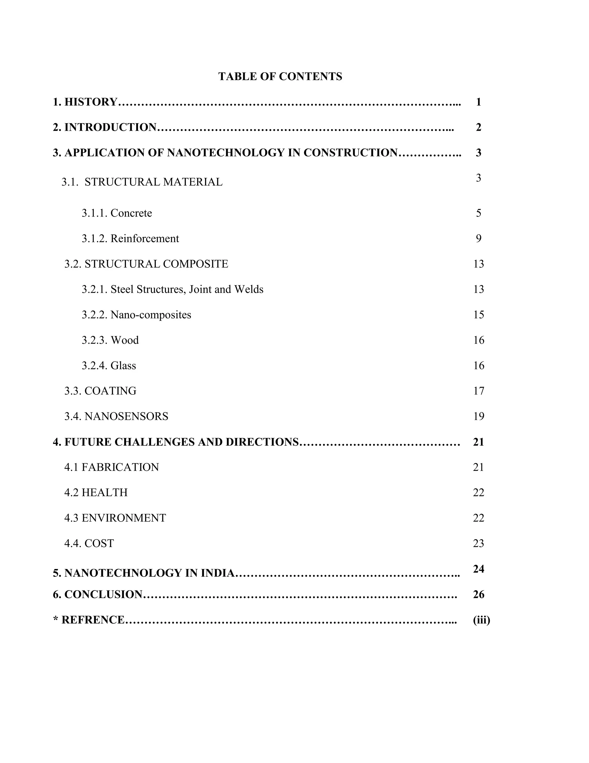 Nanotechnology in construction materioal | PDF