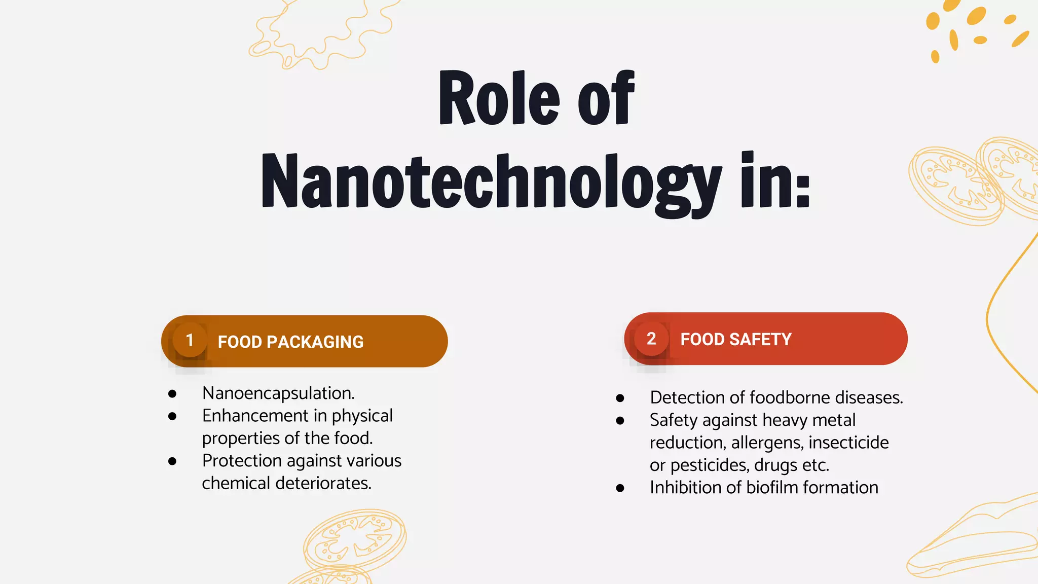 Nanotechnology in food packaging and safety. | PPTX