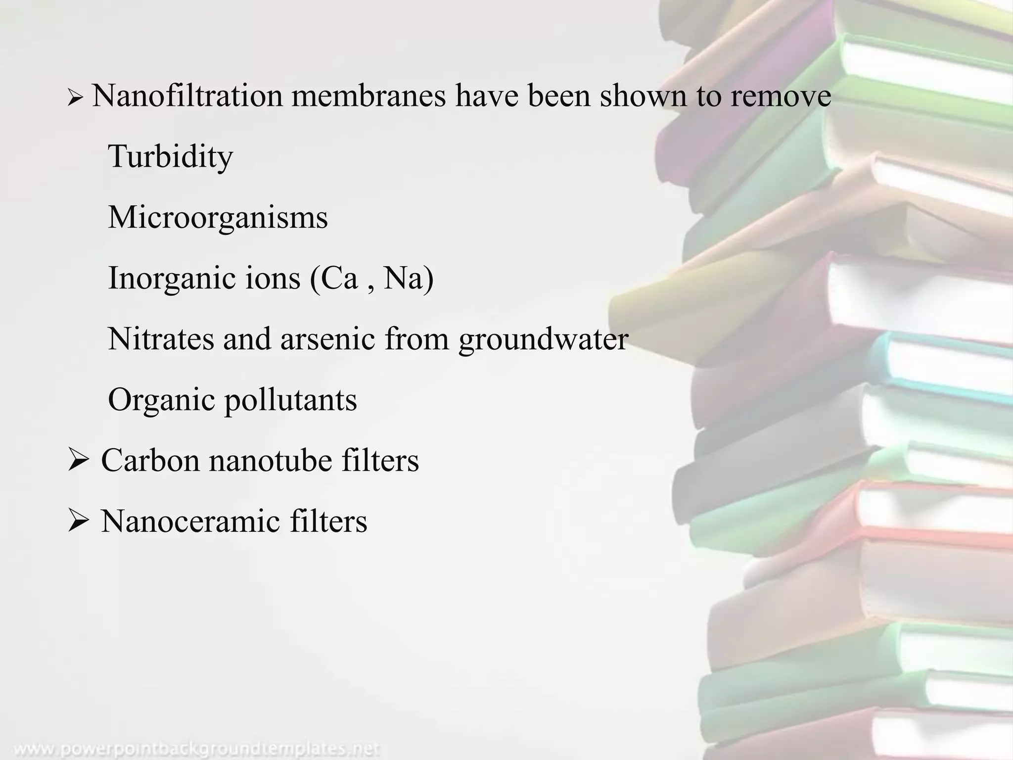 Nanotechnology in waste water treatment | PPTX