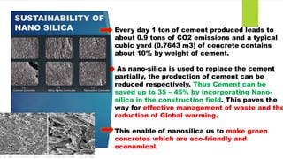 Nanotechnology & Nano materials in concrete | PPTX