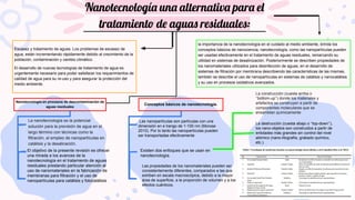 Nanotecnología una alternativa para el tratamiento de aguas residuales ...