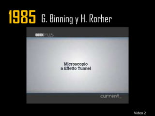 1985G. Binning y H. RorherVídeo 2
