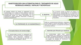 Nanotecnologia una Alternativa para el Tratamiento de Aguas Residuales ...