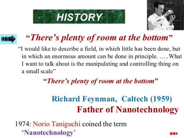 Richard Feynman There S Plenty Of Room At The Bottom Richard Feynman There S Plenty Of Room At The Bottom