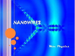 NANOWIRES

Msc Physics

 