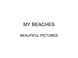 MY BEACHES BEAUTIFUL PICTURES 