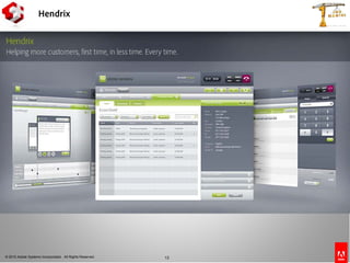 © 2010 Adobe Systems Incorporated. All Rights Reserved. 13
Hendrix
 