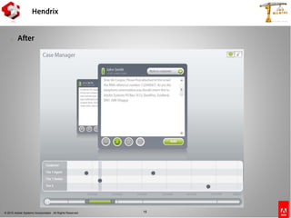 © 2010 Adobe Systems Incorporated. All Rights Reserved.
o After
15
Hendrix
 