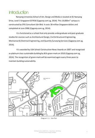 Introduction
Nanyang University School of Art, Design and Media is located at 81 Nanyang
Drive, Level 3 Singapore 637458 (...