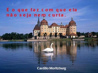 Castillo   Moritzburg É o que faz com que ela não seja nem curta,  