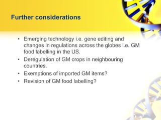 Current Status of Agricultural Biotechnology in Thailand