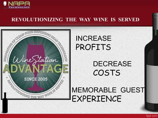 Wine Preservation Dispensing System by Napa Technology - WineStation Basics  2009 
