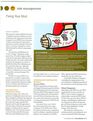 Fixing Your Experience Mod