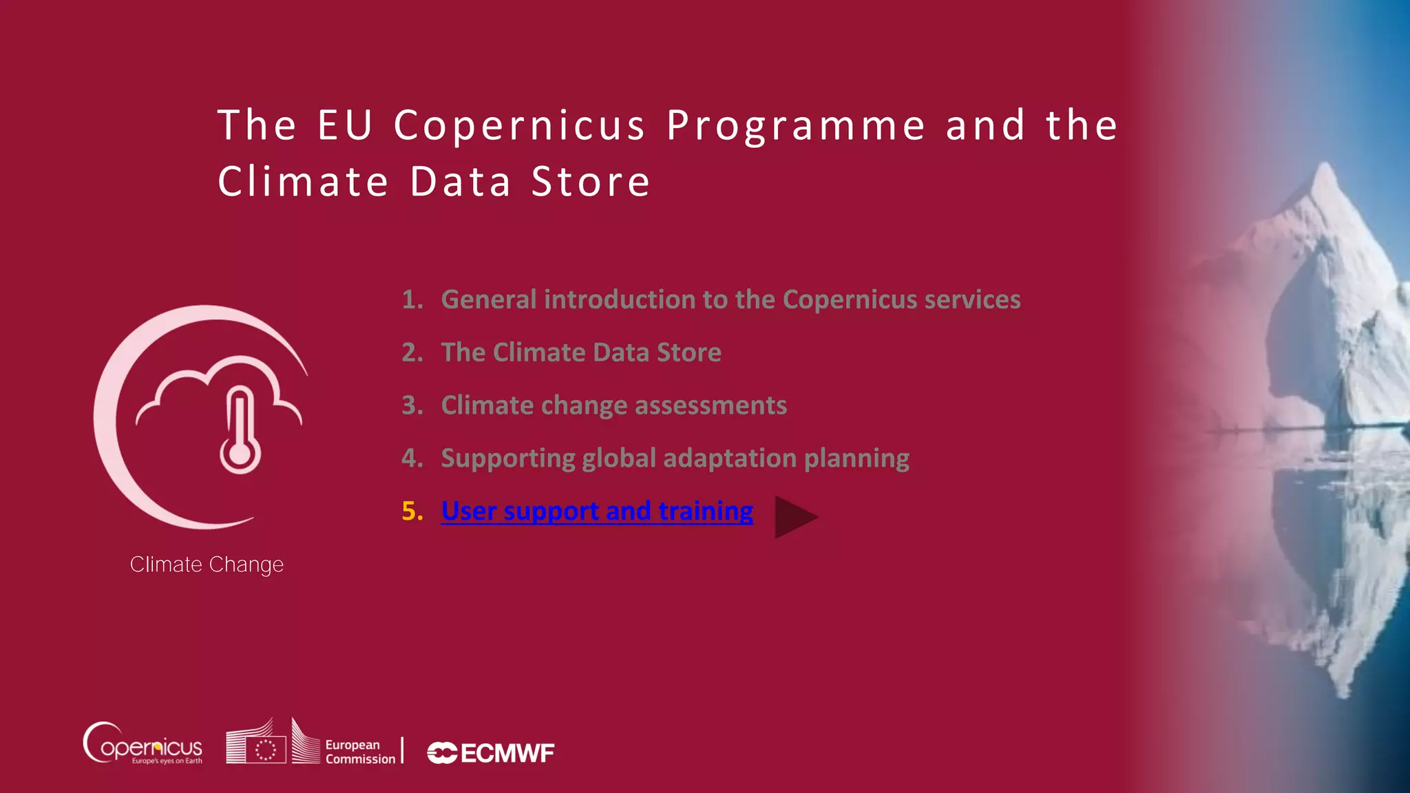 Session 2.3 Copernicus climate data store | PDF