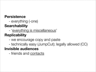Napier Lecture Social Computing