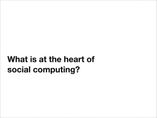 Napier Lecture Social Computing