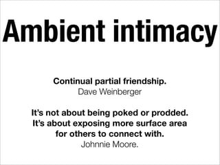 Napier Lecture Social Computing