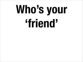 Napier Lecture Social Computing