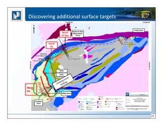 Discovering additional surface targets

                North
                VT Rim


        North
         Pit




West
Pit




                                         17
 