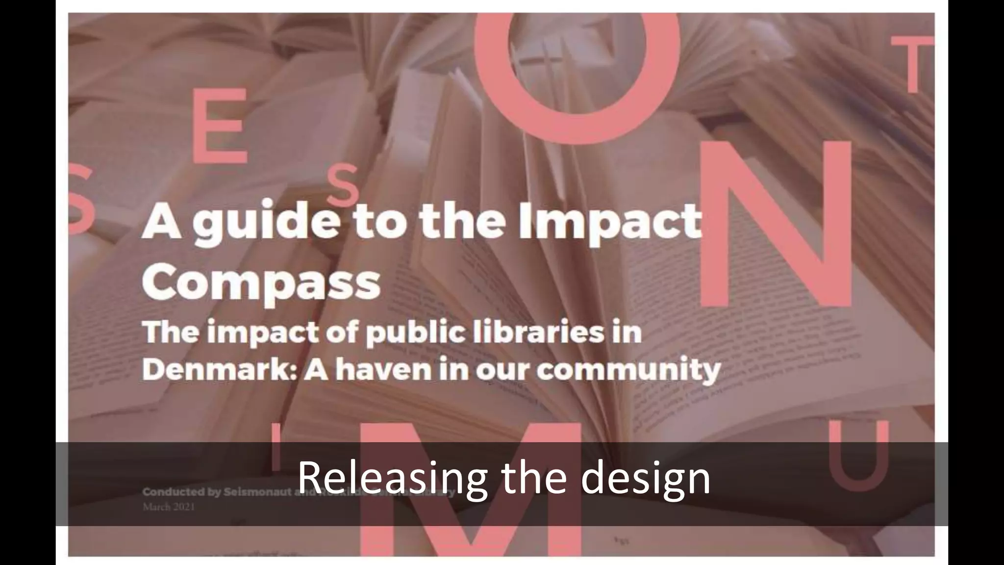 Releasing the design
 