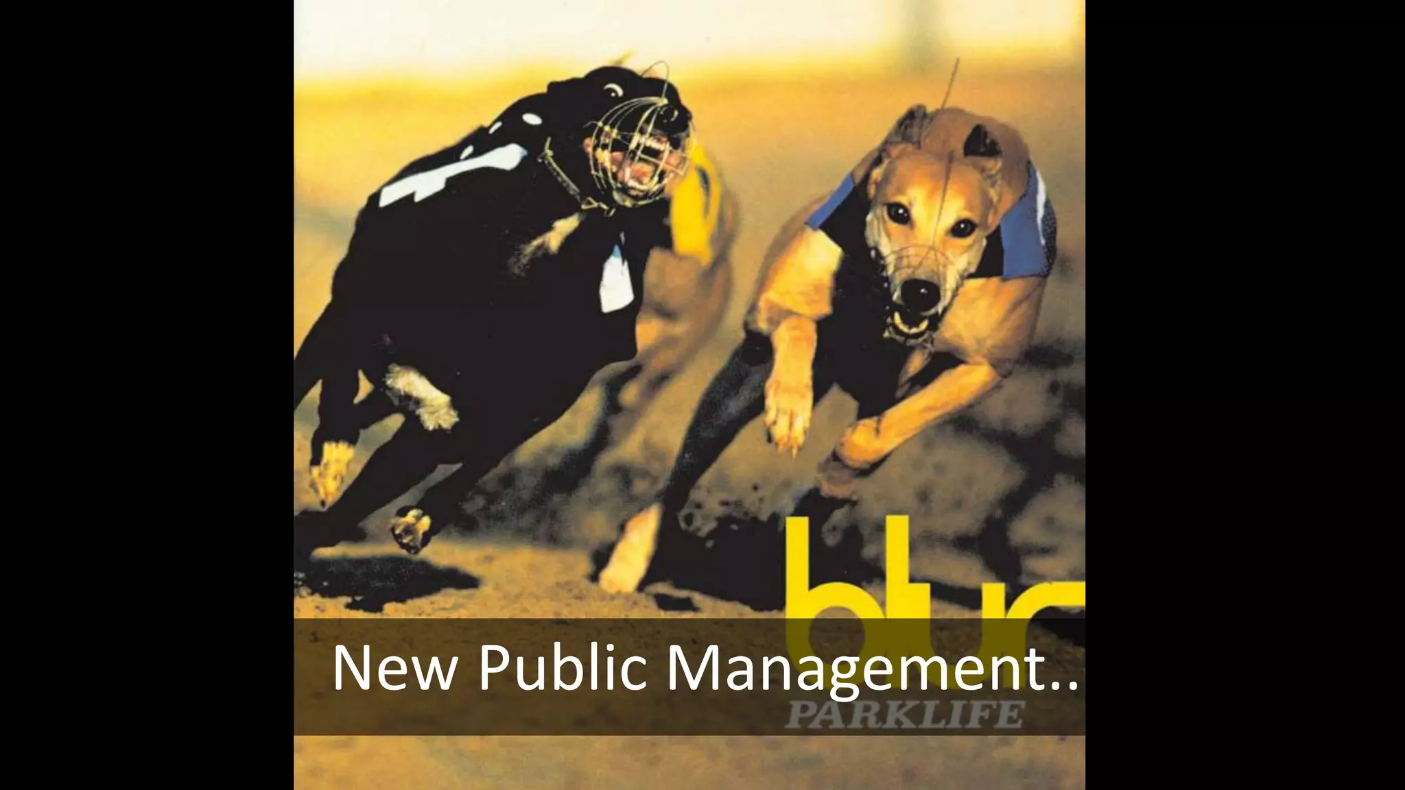 New Public Management..
 