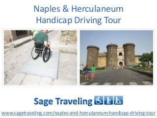 Naples & Herculaneum
Handicap Driving Tour
www.sagetraveling.com/naples-and-herculaneum-handicap-driving-tour
 