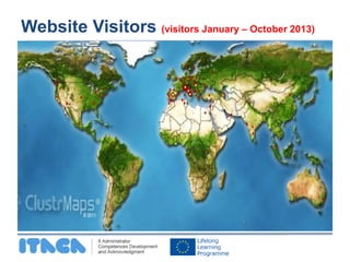 Website Visitors (visitors January – October 2013) 
