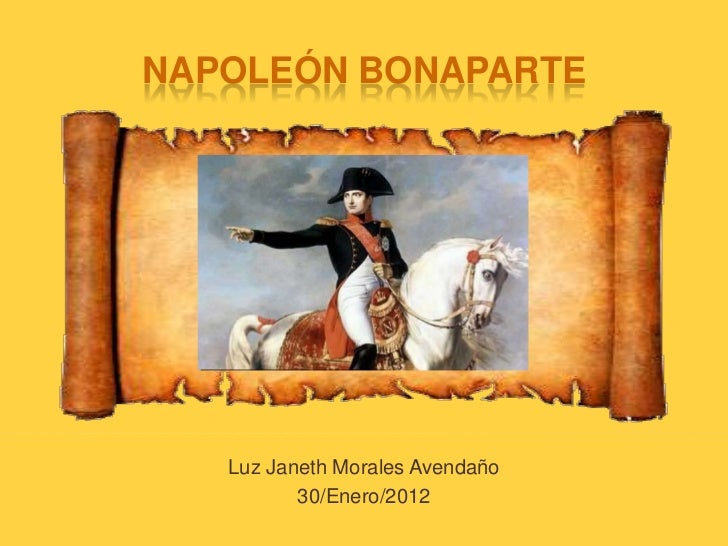 Napoleón bonaparte