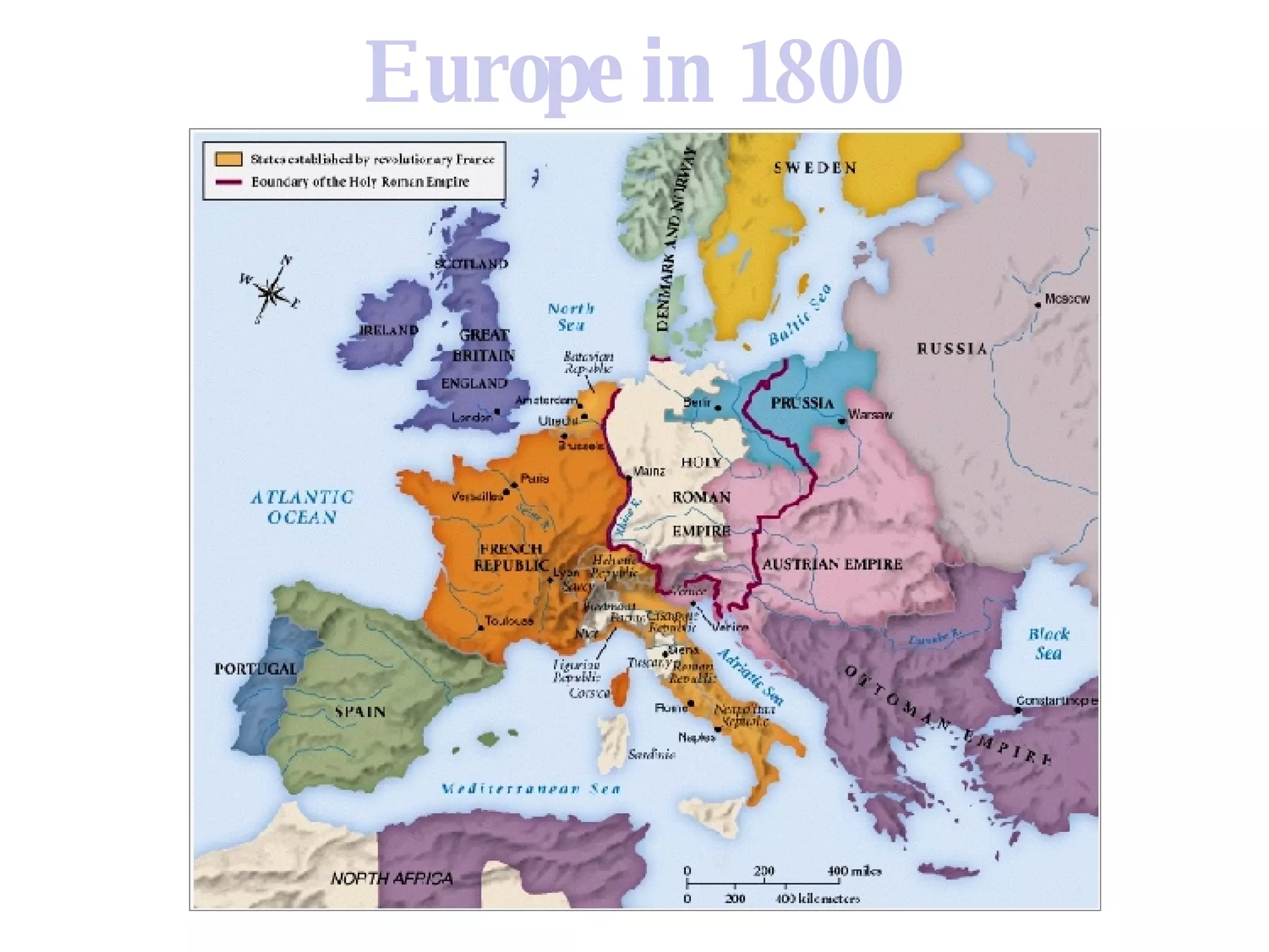 Europe in 1800 