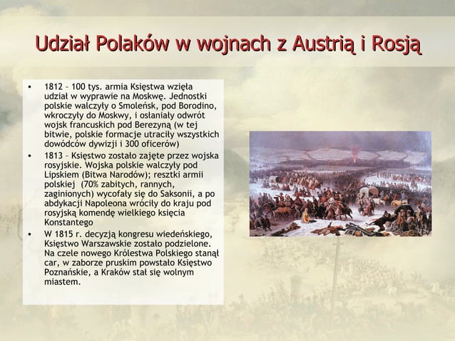 Napoleon a sprawa polska | PPT