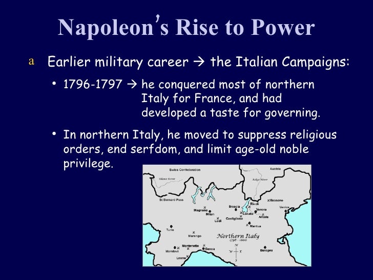 napoleons rise to power Napoleon's own agency in his rise to power was actually only a small part of the final story it's what happened when napoleon took office that is interesting and even then how did napoleon rise to power what code did he introduce. napoleons rise to power Napoleon's own agency in his rise to power was actually only a small part of the final story it's what happened when napoleon took office that is interesting and even then how did napoleon rise to power what code did he introduce.