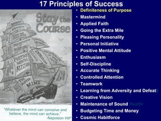 Napoleon Hill's 17 Laws of Success (Each Law Summarized)