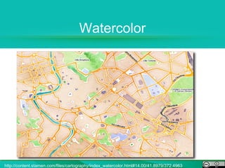 Watercolor




http://content.stamen.com/files/cartography/index_watercolor.html#14.00/41.8979/372.4963
 