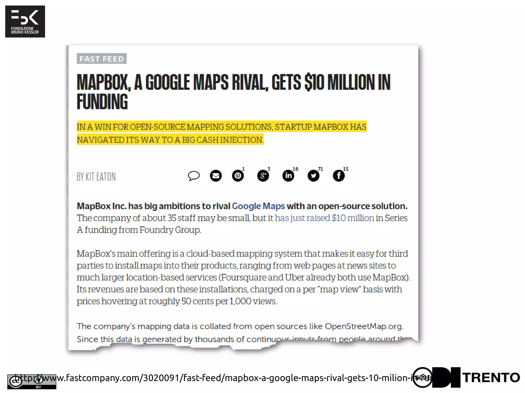 http://www.fastcompany.com/3020091/fast-feed/mapbox-a-google-maps-rival-gets-10-milion-in-funding
 