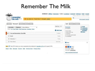Remember The Milk 