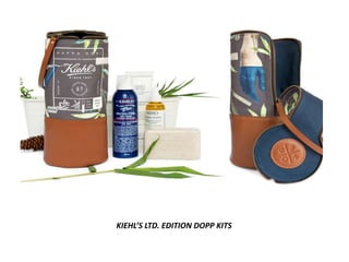 KIEHL’S LTD. EDITION DOPP KITS
KIEHL’S LTD. EDITION DOPP KITS
 