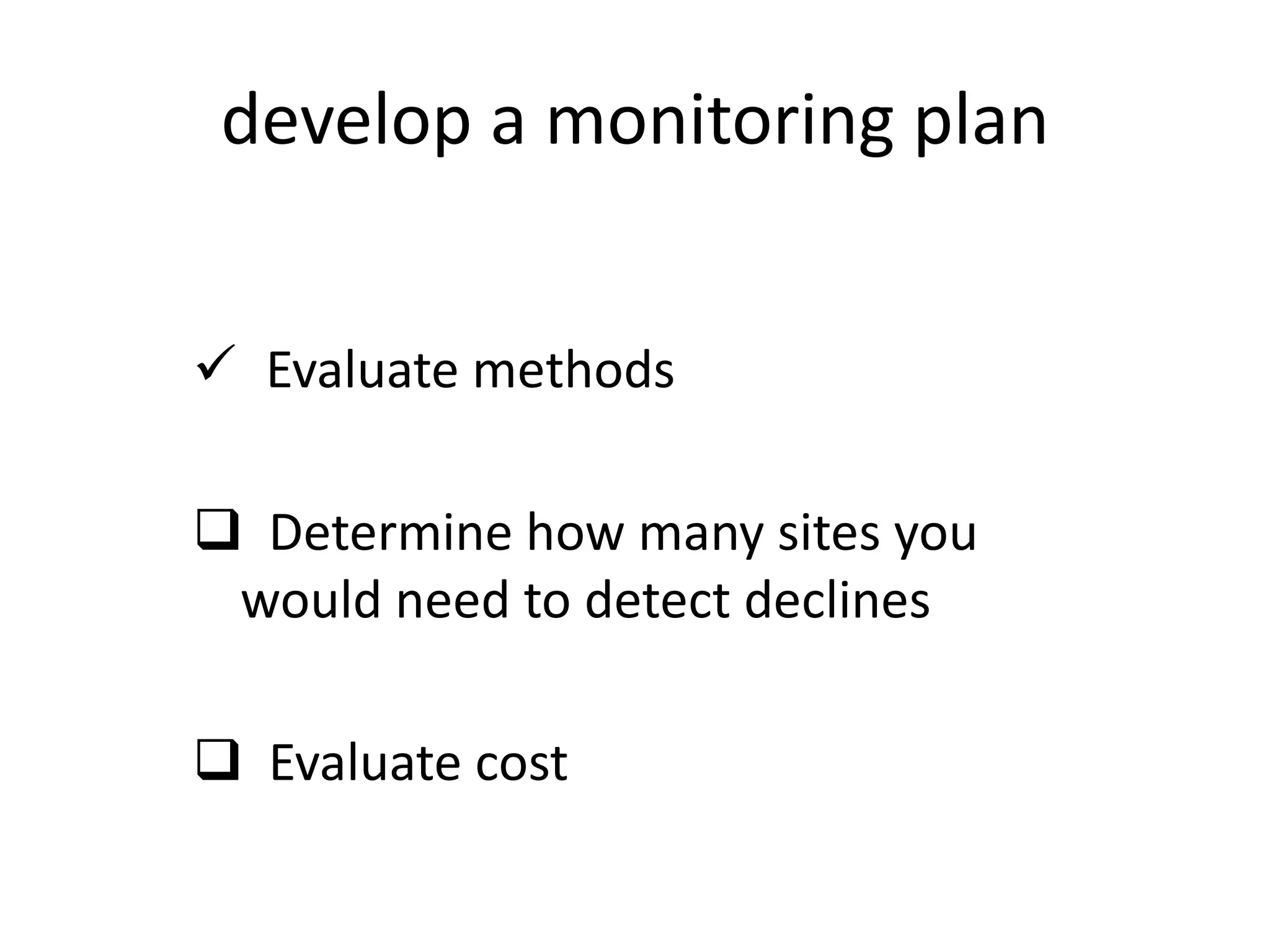 24 pan traps per transect 8 blue8 yellow8 whiteSample every 2 weeksAt a minimum, sample every fifth year on a rolling basismethods
