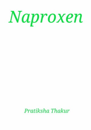 Naproxen Script Naproxen | PDF