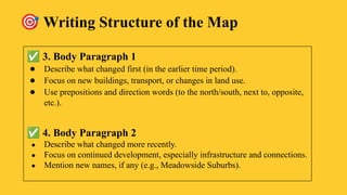 Mapso English Writing NAPS IELTS Lesson 12 (Writing Task 1) on Maps | PDF