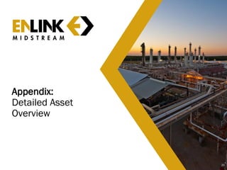 Appendix:
Detailed Asset
Overview
20
 