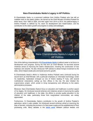 Nara Chandrababu Naidu’s Legacy in AP Politics..pdf
