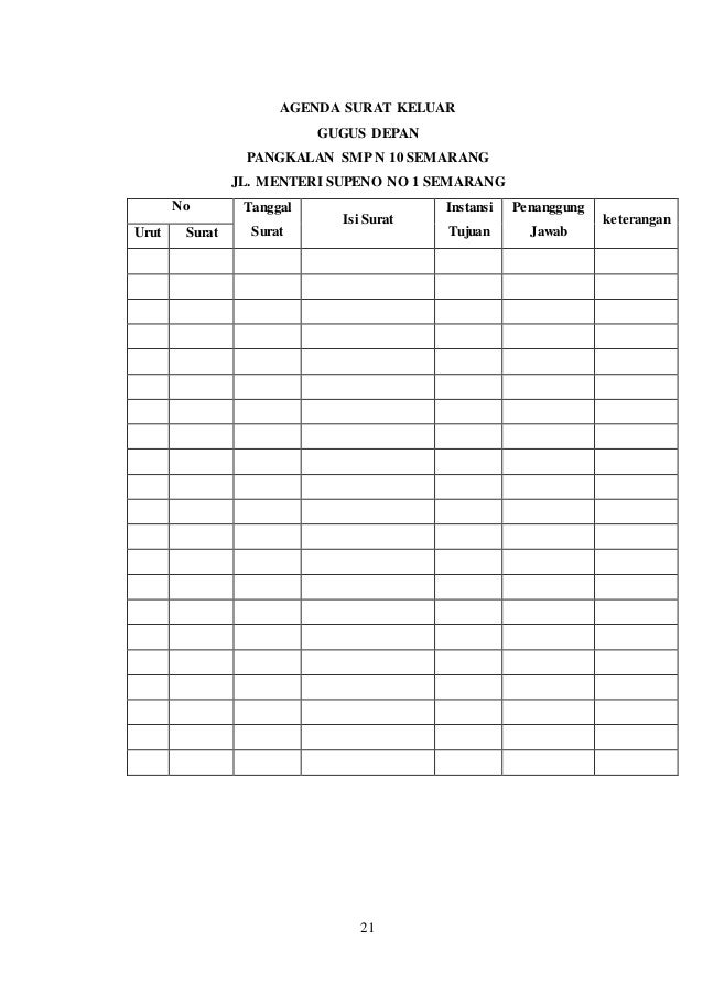 Buku Log Untuk Merekod Surat Masuk - malaowesx