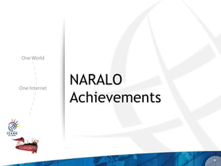NARALO
Achievements



               *
 