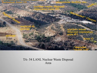 TA- 54 LANL Nuclear Waste Disposal
Area

 