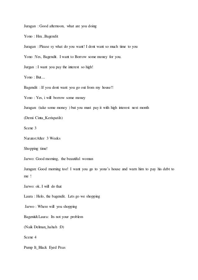 Drama Bahasa Inggris